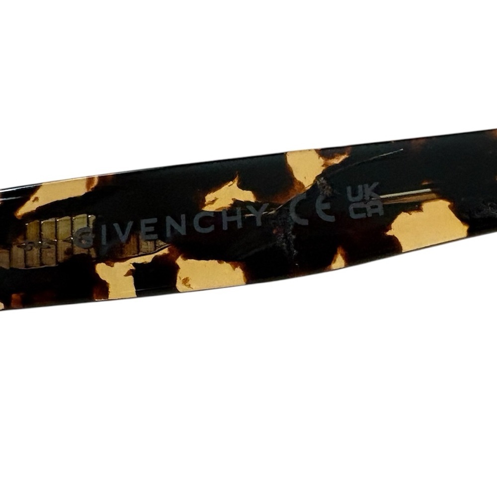Givenchy Day 54mm Geometric Cat Eye Havana Sunglasses - Picture 4 of 7